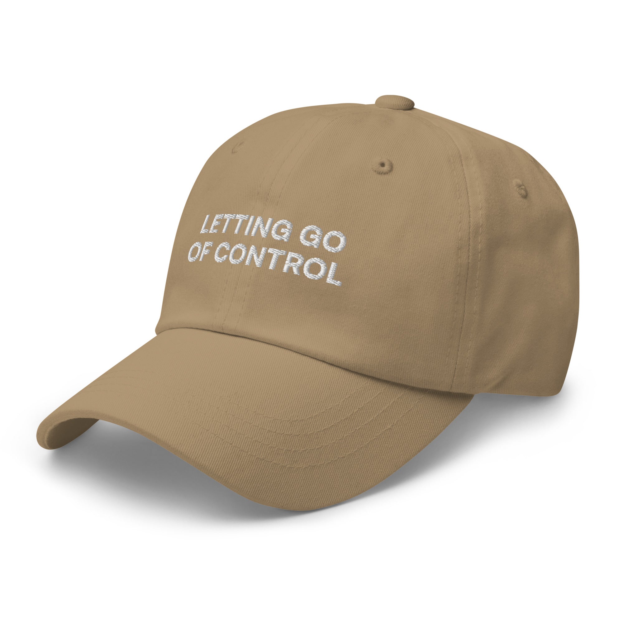 LETTING GO OF CONTROL (KHAKI HAT)