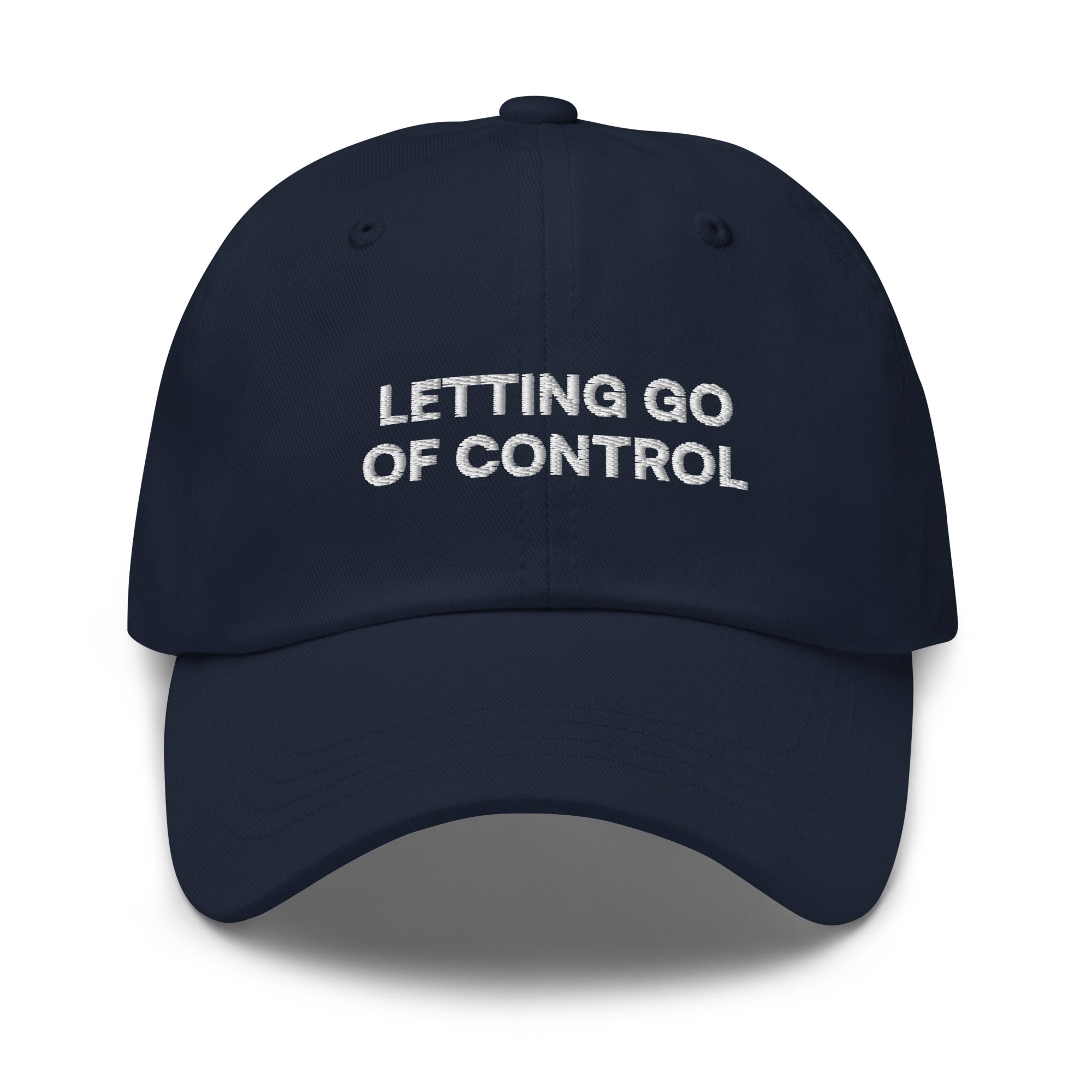 LETTING GO OF CONTROL (NAVY BLUE HAT)