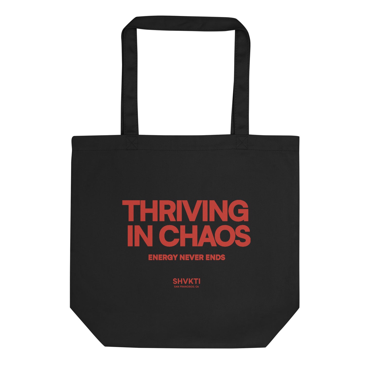 THRIVING IN CHAOS - TOTE BAG RED