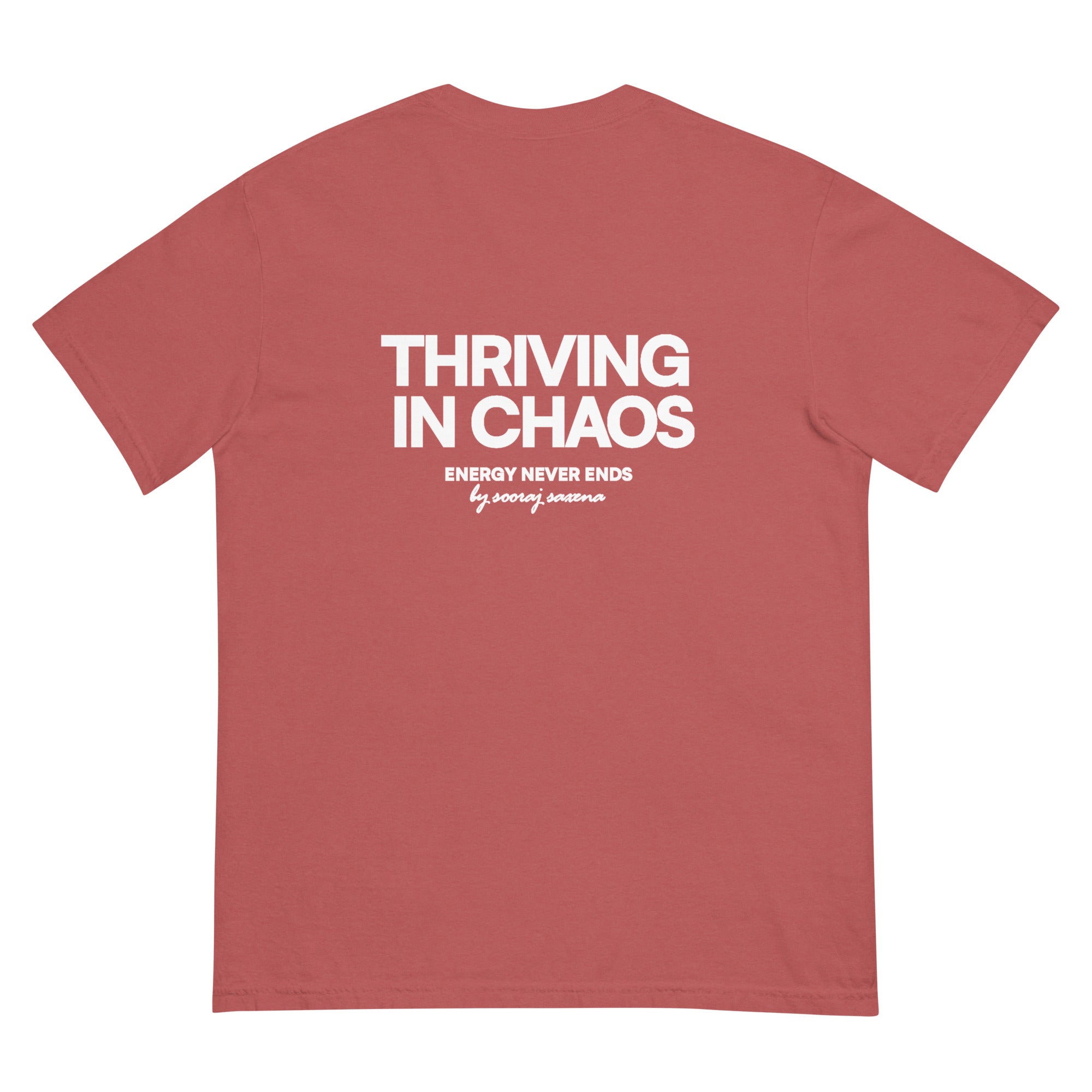 THRIVING IN CHAOS - VOL. 1 (T-SHIRT) CRIMSON