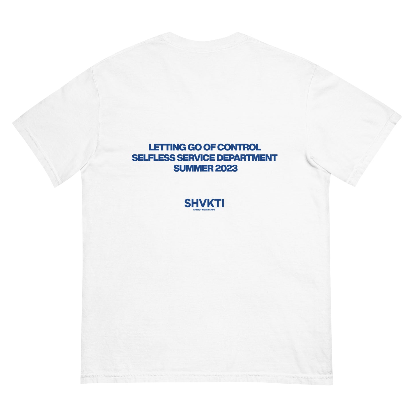 LETTING GO OF CONTROL - (BLUE)