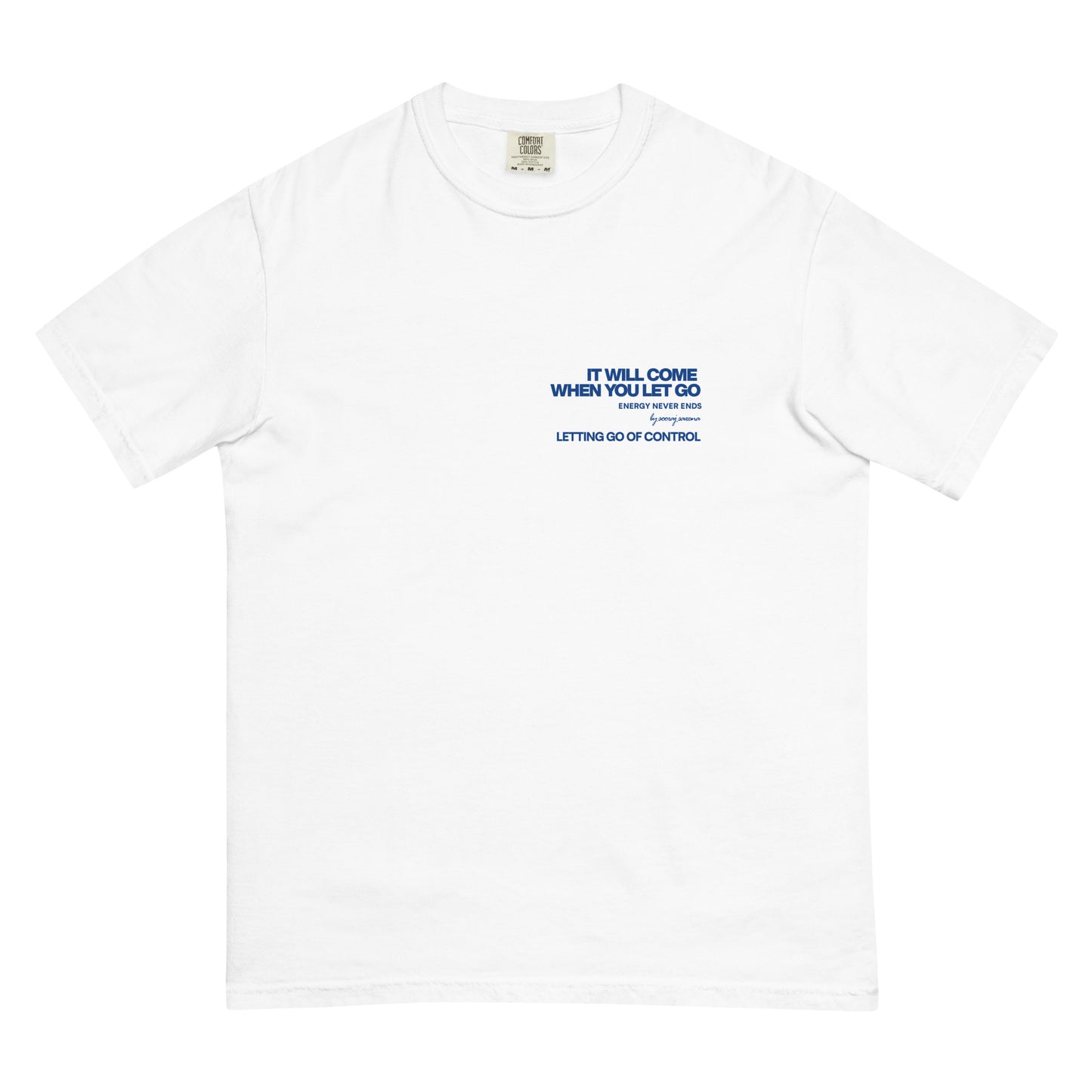 LETTING GO OF CONTROL - (BLUE)