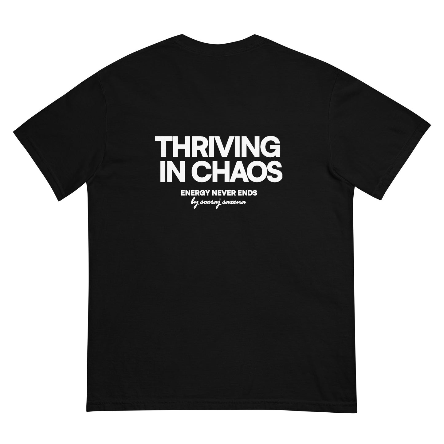 THRIVING IN CHAOS - VOL. 1 (T-SHIRT) BLACK