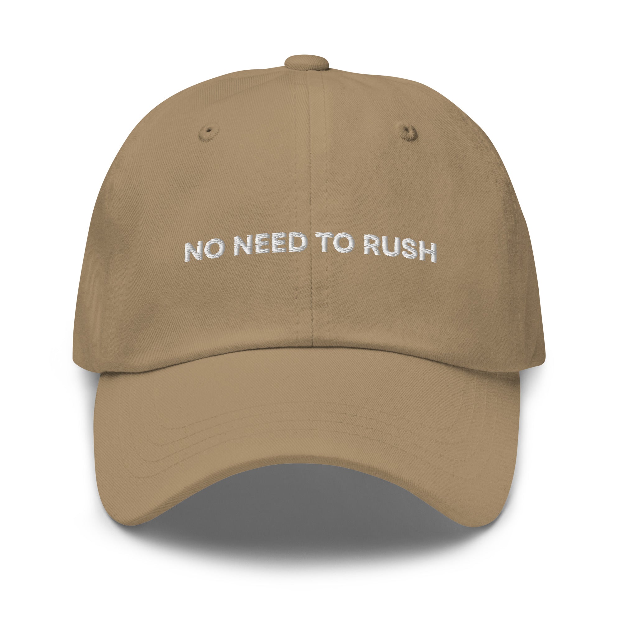 NO NEED TO RUSH (BLACK HAT)