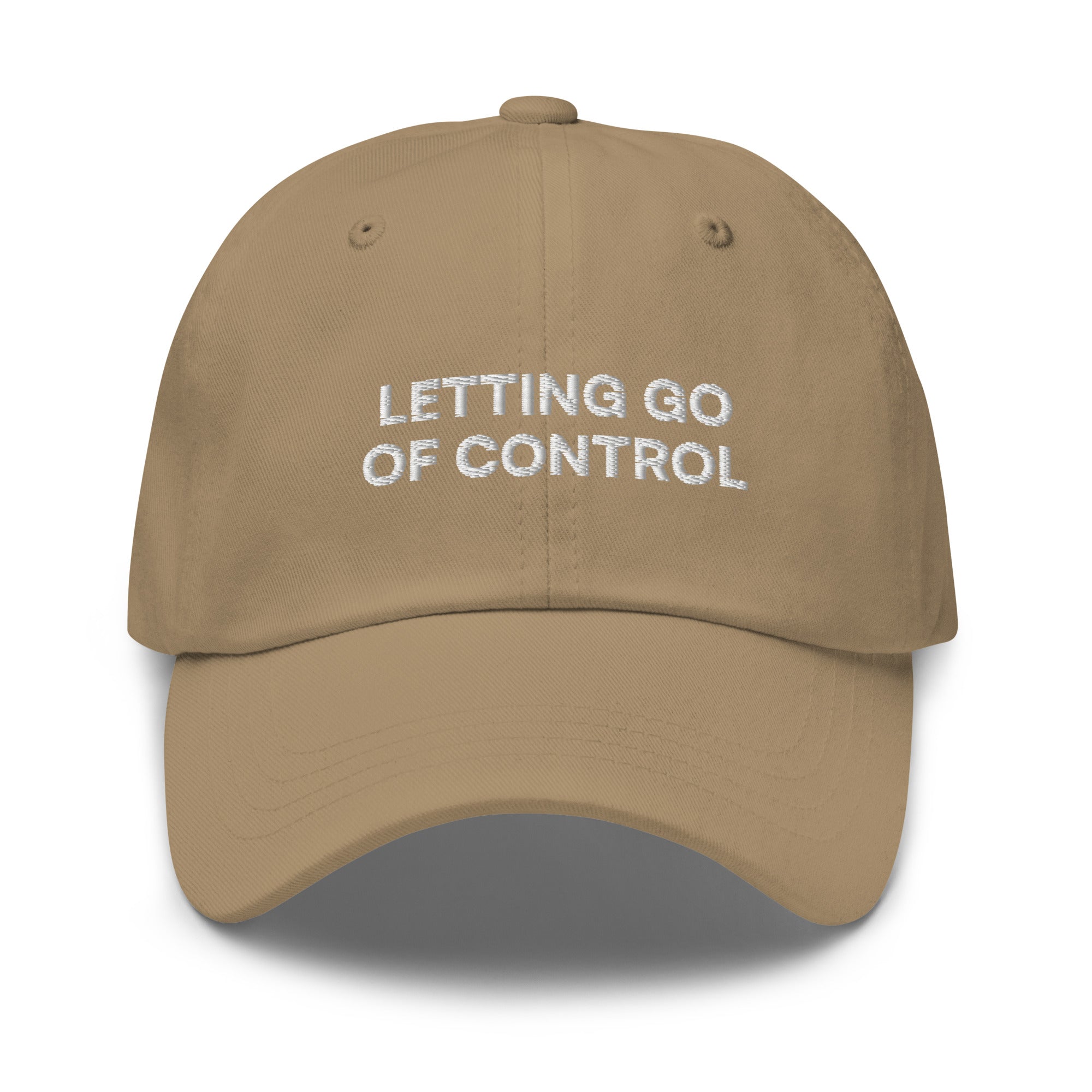 LETTING GO OF CONTROL (KHAKI HAT)