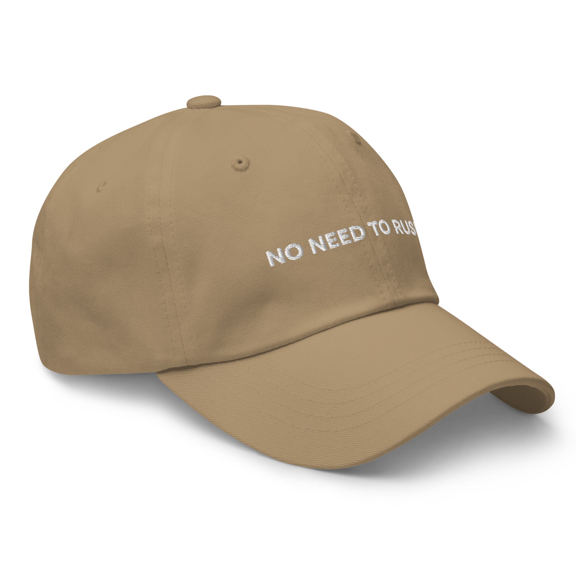 NO NEED TO RUSH (BLACK HAT)