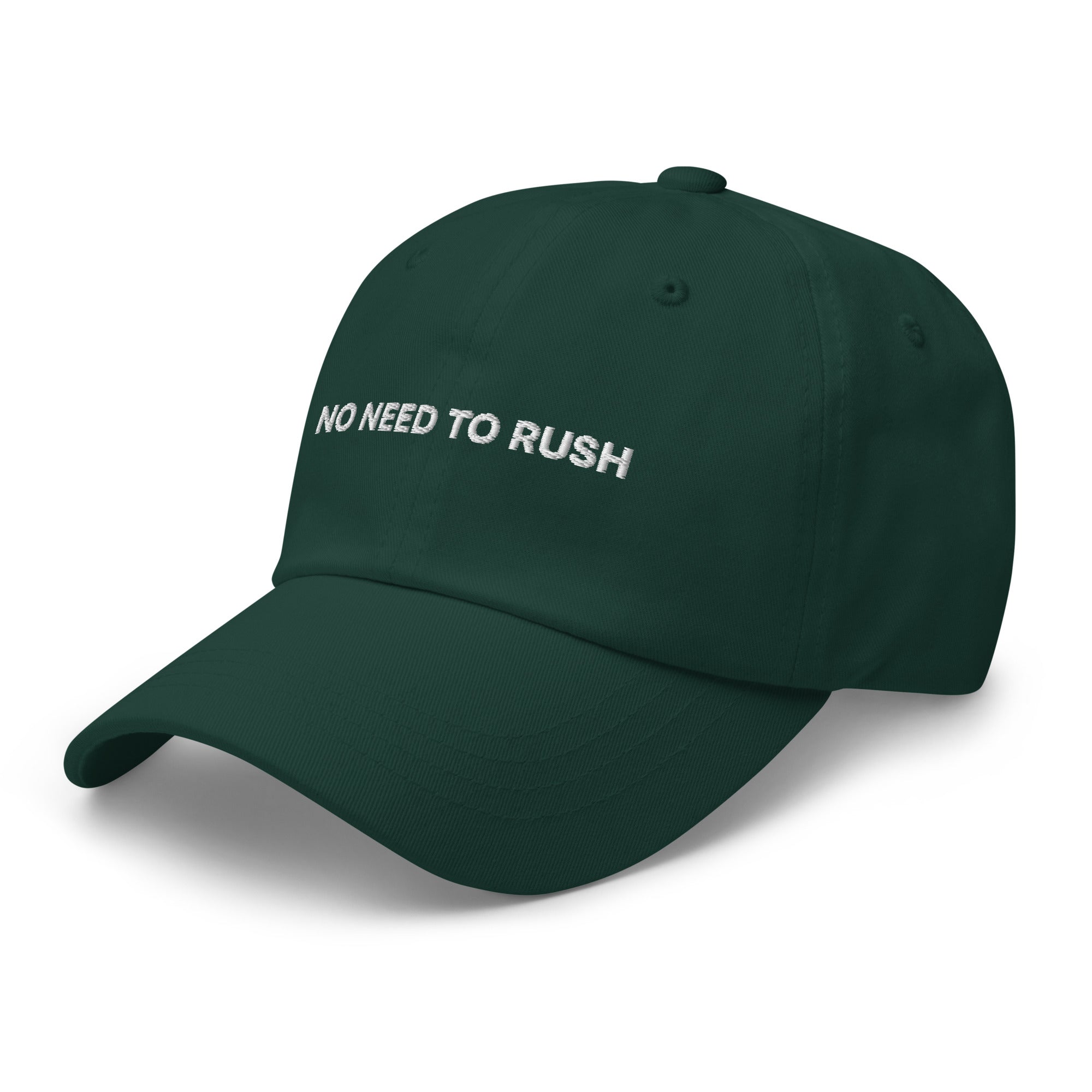 NO NEED TO RUSH (KHAKI HAT)