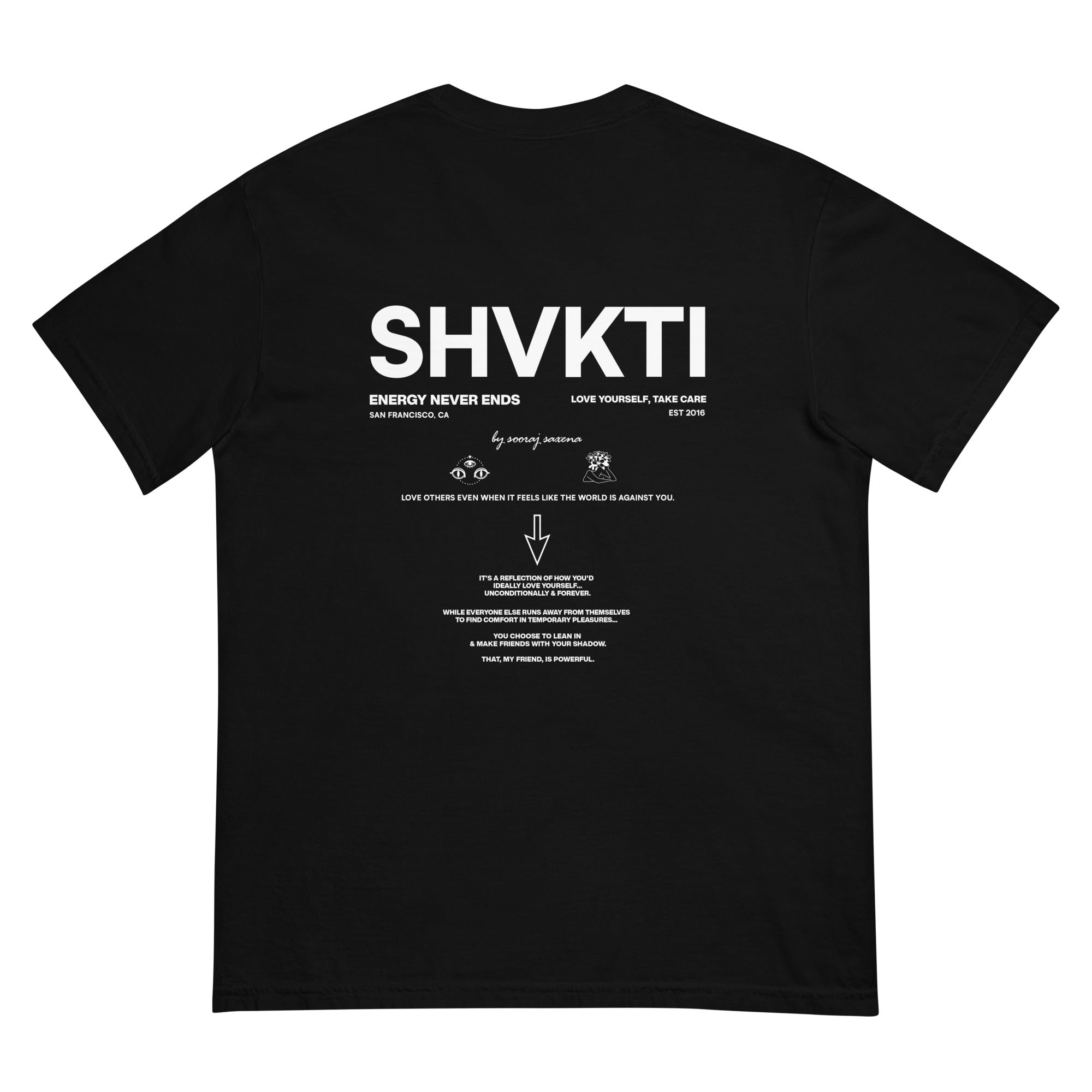 YOU ARE THE LOVE YOU SEEK - VOL. 1 (T-SHIRT) BLACK