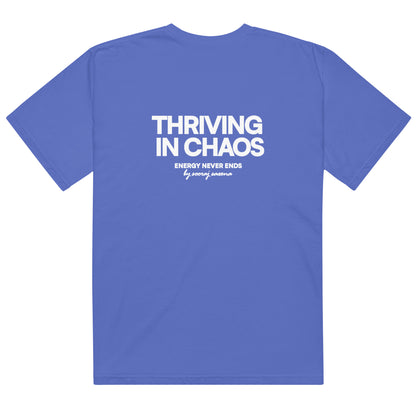 THRIVING IN CHAOS - VOL. 1 (T-SHIRT) FLO BLUE