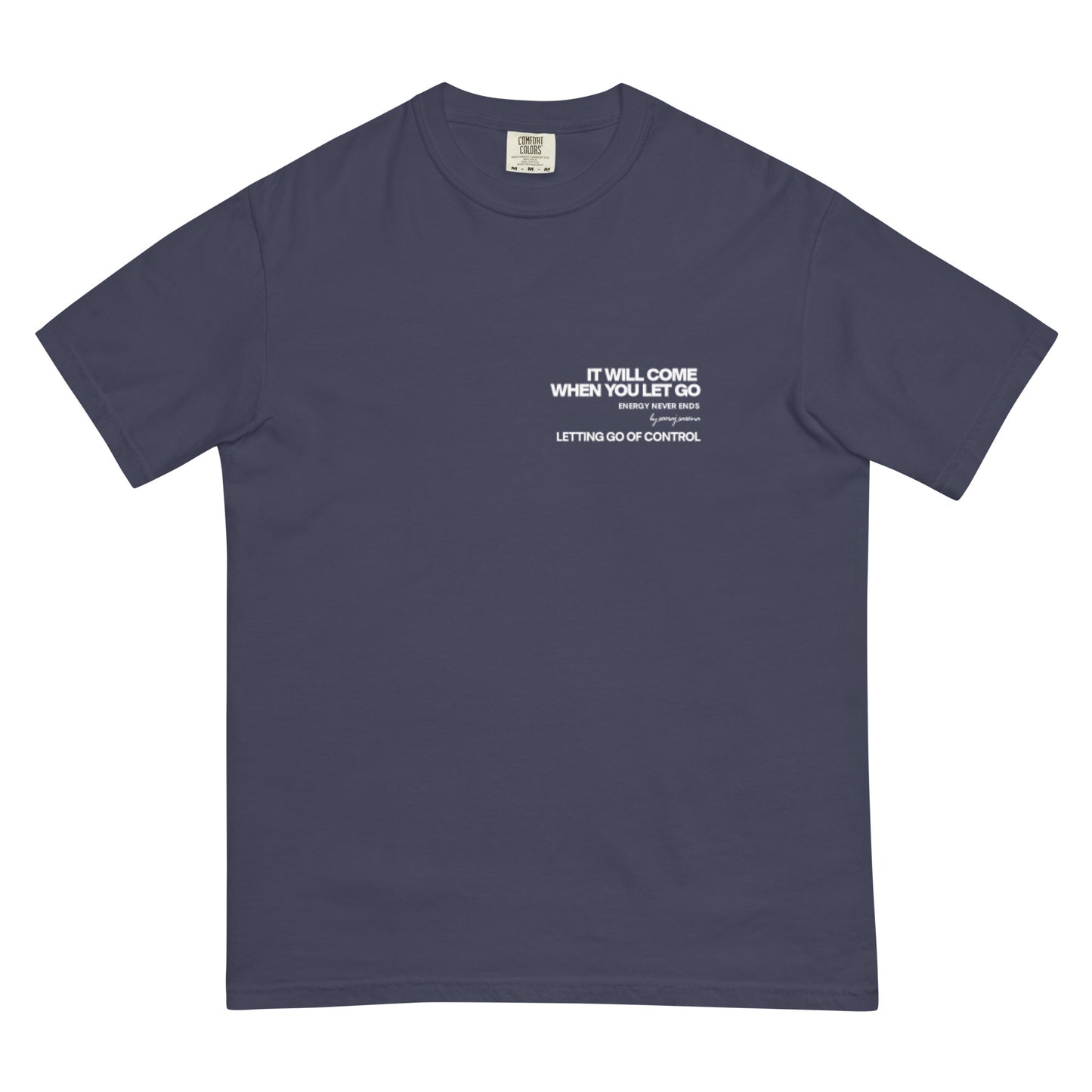LETTING GO OF CONTROL - VOL. 1 (T-SHIRT) NAVY BLUE