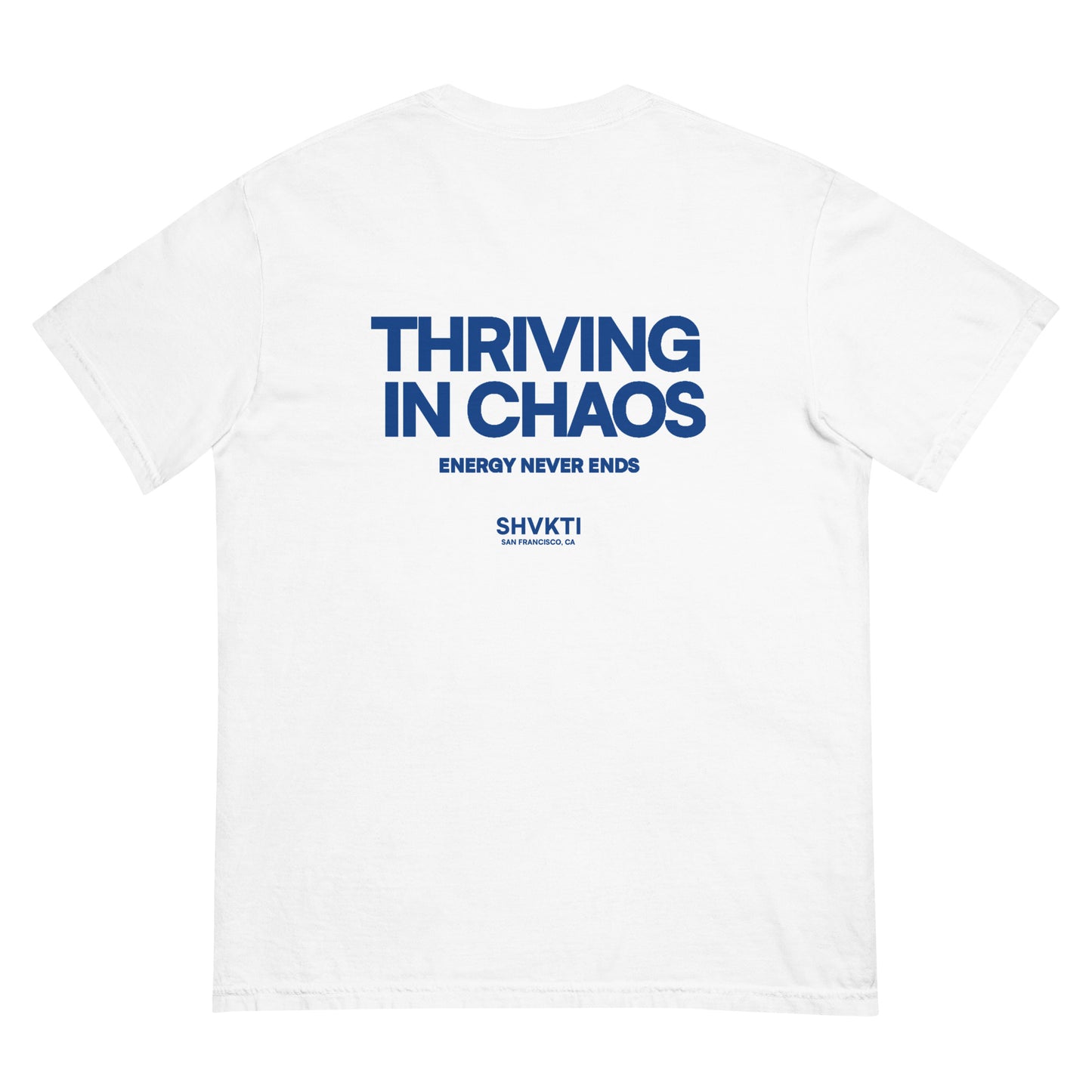 THRIVING IN CHAOS - VOL 2. (T-SHIRT) BLUE