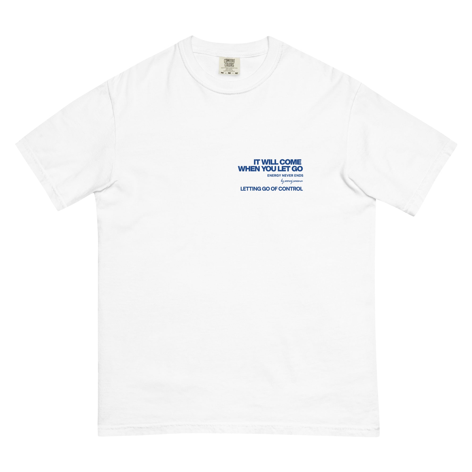 LETTING GO OF CONTROL - (BLUE)