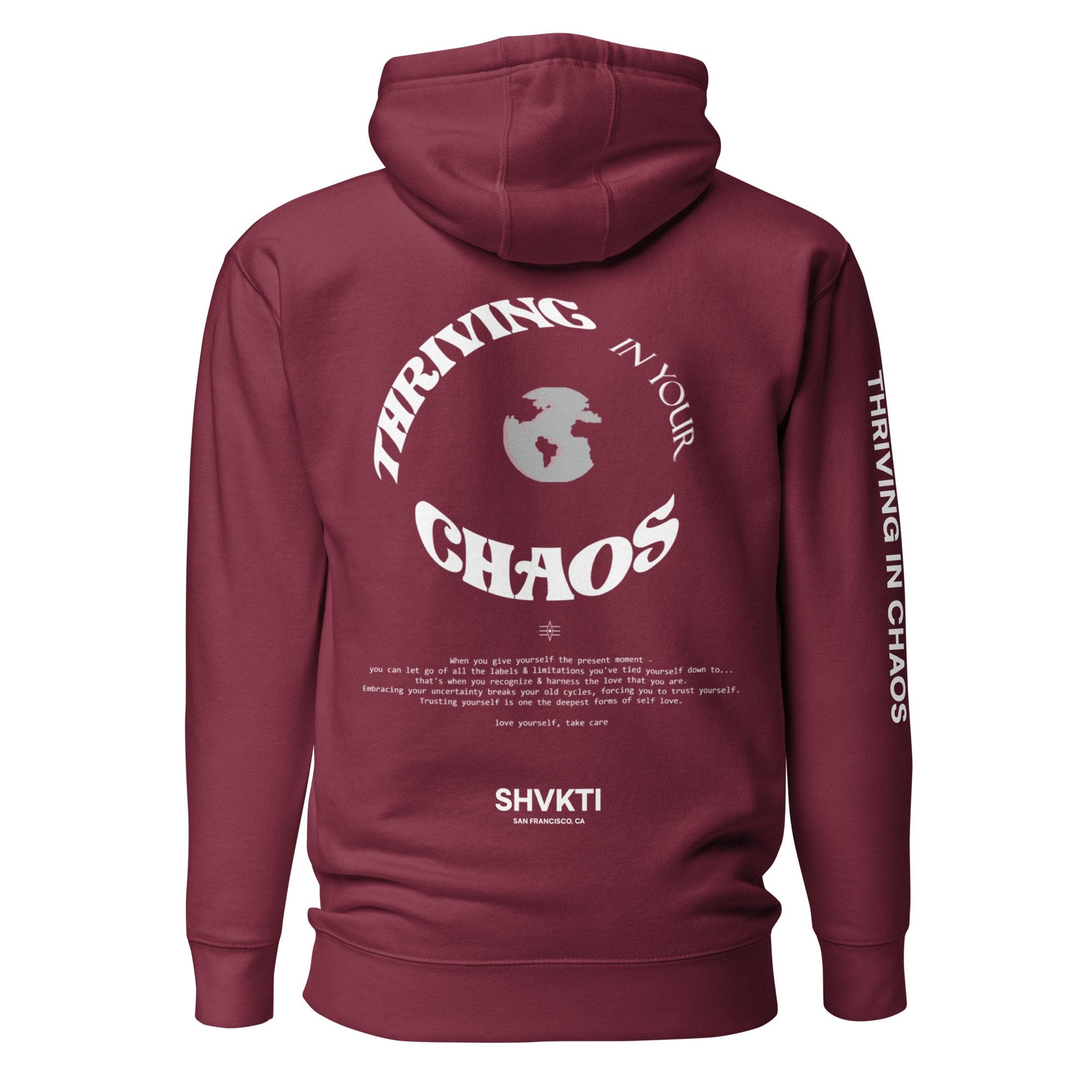 Red store thriving hoodie