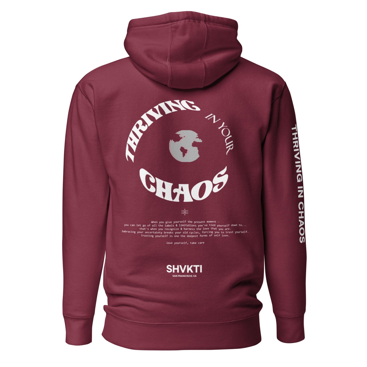 THRIVING IN CHAOS - OG MAROON RED - REDUX